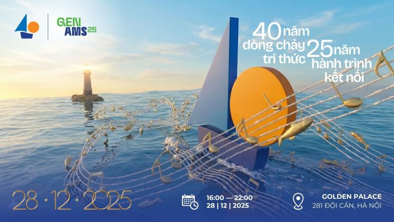 Thông báo chính thức Sự kiện GENAMS25 ngày 28/12/2025 tại Hà Nội
